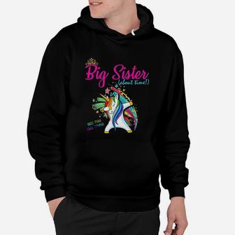 Unicorn Big Sister I Am Going To Be A Big Sister Hoodie - Seseable