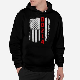 Us American Flag T-shirt For Dd214 Red Line Hoodie - Seseable