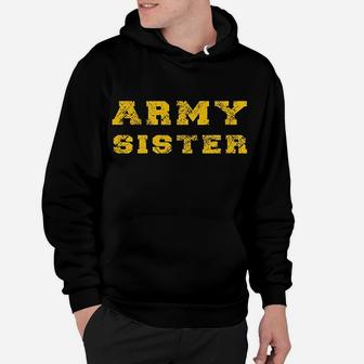 U.s. Army Proud Army Sis Original Army Family Sister Gift Hoodie - Seseable