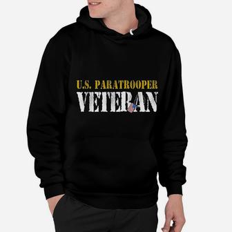 Us Paratrooper Army Veteran Airborne Division Hoodie - Seseable