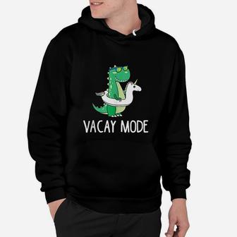 Vacay Mode Cute Dinosaur Funny Family Vacation Gift Hoodie - Seseable