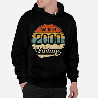 Vintage 2000 Made In 2000 22nd Birthday 22 Years Old Gift Hoodie - Seseable