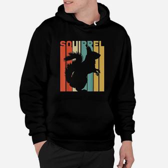 Vintage Animal Earth Day Retro Squirrel Hoodie - Seseable