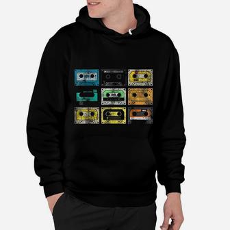 Vintage Audio Cassette 80s 90s Retro Hoodie - Seseable