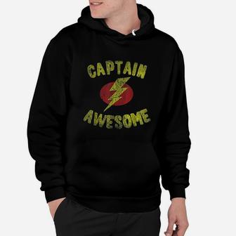 Vintage Captain Awesome Hoodie - Seseable