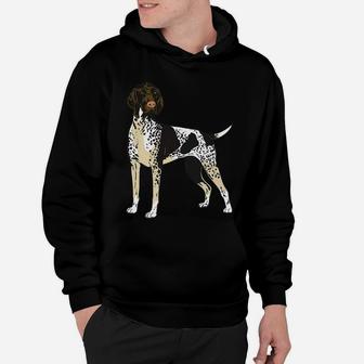 Vintage Graphic German Shorthaired Pointer Art Hoodie - Seseable