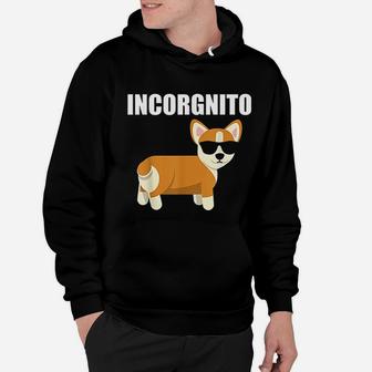 Vintage Incorgnito Funny Corgi Lover Gift Hoodie - Seseable