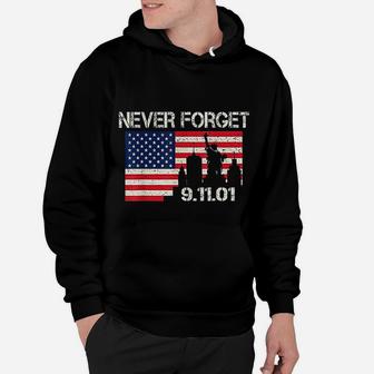 Vintage Never Forget Patriotic 911 Hoodie - Seseable