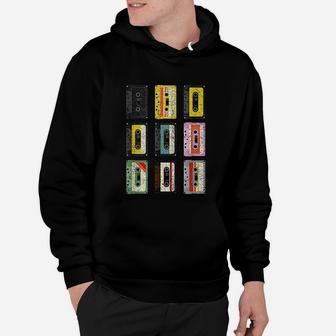 Vintage Set Of Cassettes Tape Classic Mixtapes 80s 90s Hoodie - Seseable