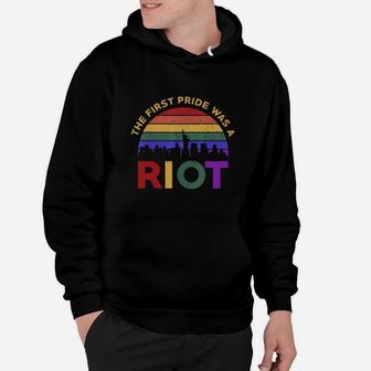 Vintage The First Pride Was Riot Lgbt Stonewall 1969 Shirt Hoodie - Seseable