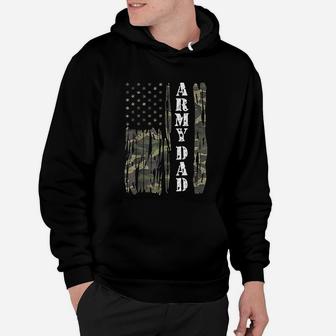 Vintage Us Flag Army Dad Veteran Father Fathers Day Gift Hoodie - Seseable