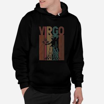 Vintage Virgo Stripes Hoodie - Seseable