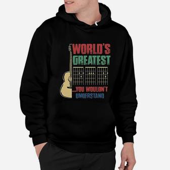 Vintage Worlds Greatest Guitar Dad You Wouldnt Understand Guitarist Hoodie - Seseable