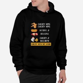 Viral Chicken Wing Chicken Wing Hot Dog Bologna Song Hoodie - Seseable