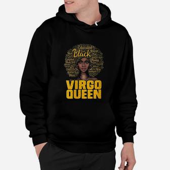 Virgo Queen Black Woman Afro African American Hoodie | Seseable CA