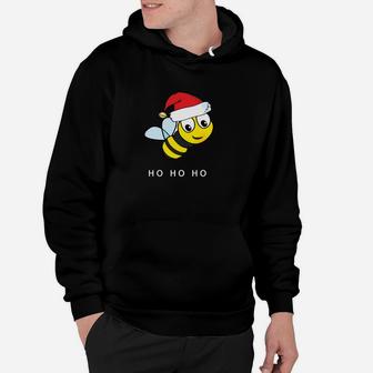 Weihnachten X Mas Christmas Bee Ho Ho Ho Hoodie - Seseable