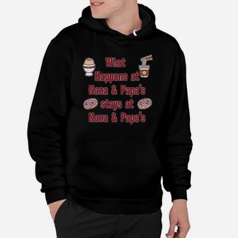 What Happens At Nana And Papas, best christmas gifts for dad Hoodie - Seseable