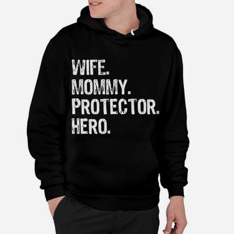 Wife Mommy Protector Hero Hoodie - Seseable