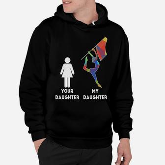 Winter Guard Color Guard Mom Your Daughter My Daughter Hoodie - Seseable