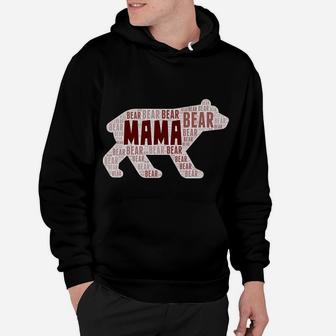 Womens Mama Bear Funny Great For Moms On Mothers Day Hoodie - Seseable
