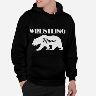 Wrestling Mama Bear Gift For Wrestler Hoodie | Seseable UK