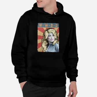 Wwdd Funny Dolly Vintage Distressed Retro Hoodie - Seseable