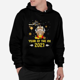 Year Of The Ox 2021 Chinese New Year 2021 Lion Dance Hoodie - Seseable