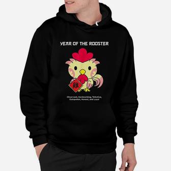 Year Of The Rooster Chinese Zodiac Lunar New Year Hoodie - Seseable