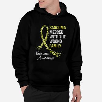 Yellow Ribbon Sarcoma Awareness Family Support Hoodie - Seseable