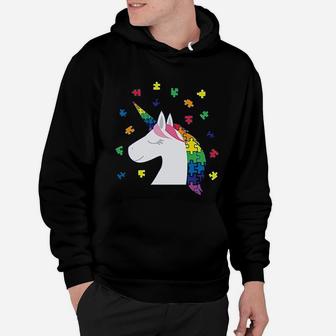 Youth Love Puzzles Autim Awareness Graphic Hoodie - Seseable