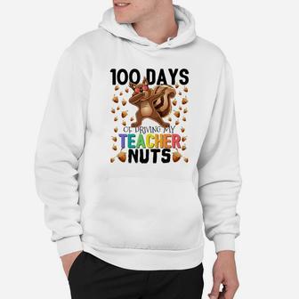 100 Days Of Driving My Teacher Nuts Dabbing Squirrel Hoodie - Seseable
