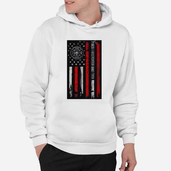 Best Firefighter Dad Ever American Flag For Fathers Day Hoodie