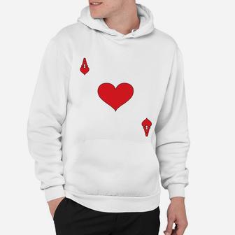 Ace Of Hearts Playing Card Halloween Costume T-shirt Hoodie - Seseable