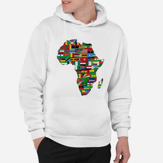 Africa T-shirt Proud African Country Flags Continent Love Hoodie - Seseable