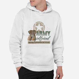 Army Girlfriend Supporting, best friend gifts, birthday gifts for friend, gifts for best friend Hoodie - Seseable