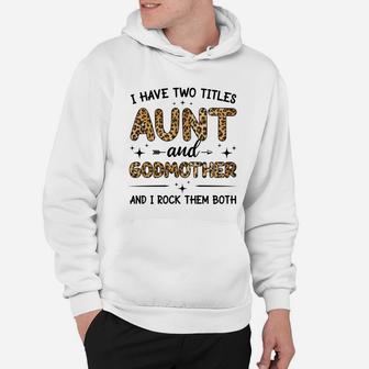 Aunt And Godmother Hoodie - Seseable