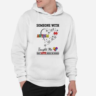 Awareness Support Autistic Gift For Mom Dad Hoodie - Seseable