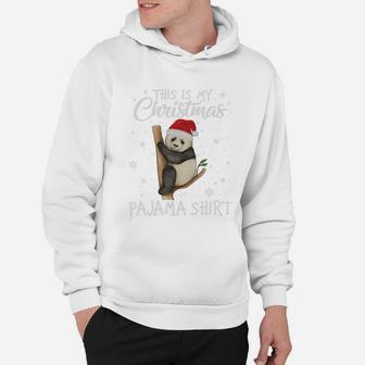 Awesome This Is My Christmas Pajama – Gift For Panda Lover Shirt Hoodie - Seseable