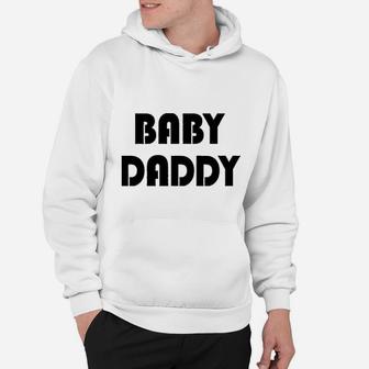 Baby Daddy Funny New Dad The Man Behind The Bump Fatherhood Christmas Hoodie - Seseable