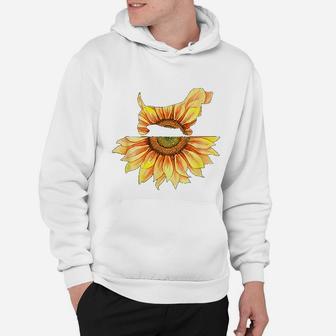 Basset Hound Basset Hound Gift Sunflower Women Hoodie - Seseable