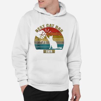 Best Cat Dad Ever Fist Bump Hoodie - Seseable