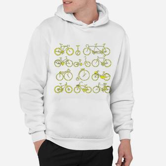 Bicycle Cycling Mountain Bike Humor Cyclist Hipster Rider Hoodie - Seseable