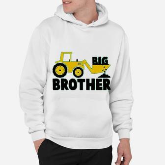 Big Brother Little Brother Gift For Tractor Loving Boys Siblings Set Hoodie - Seseable