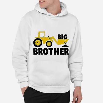 Big Brother Little Brother Gift For Tractor Loving Boys Siblings Set Hoodie - Seseable