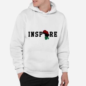 Black History Culture Inspire Empower Love Lead Influence Hoodie - Seseable