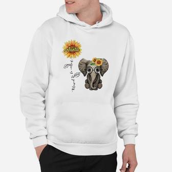 Blessed To Be Called Auntie Hippie Elephant Hoodie - Seseable