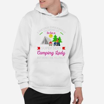 Camping Lady Camping Hoodie | Seseable CA