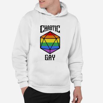Chaotic Gay Rainbow Dice Shirt Hoodie - Seseable