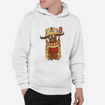 Chinese New Years For Men Dancing Ox Dragon Hoodie - Seseable