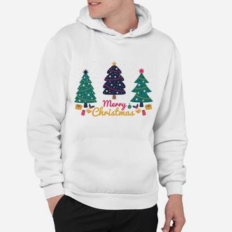 Christmas Trees Merry Christmas Gift Idea For Everyone Hoodie - Seseable